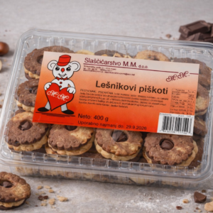 Lešnikovi piškoti 400g